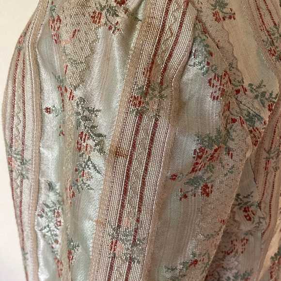 Vtg MJ Concepts in Sportswear Victorian Open Cropped Brocade Jacket Women's XS/S - Picture 13 of 14